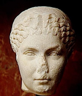 A  Woman, possibly Sabina,  ca. 120 CE, Musée du Louvre, Paris, MNE 794 